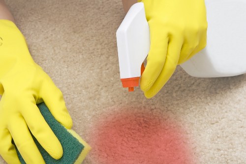 Freshly cleaned carpet in a Kensington residential property